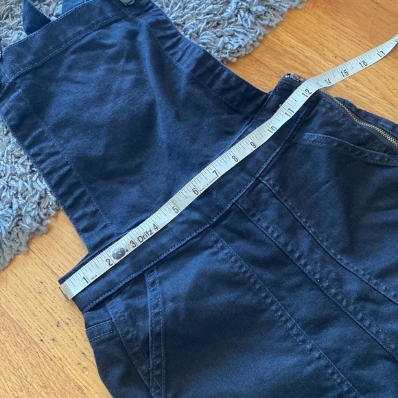 Madewell Denim Lunar Wash Skinny Denim Overalls XS - Picture 12 of 15